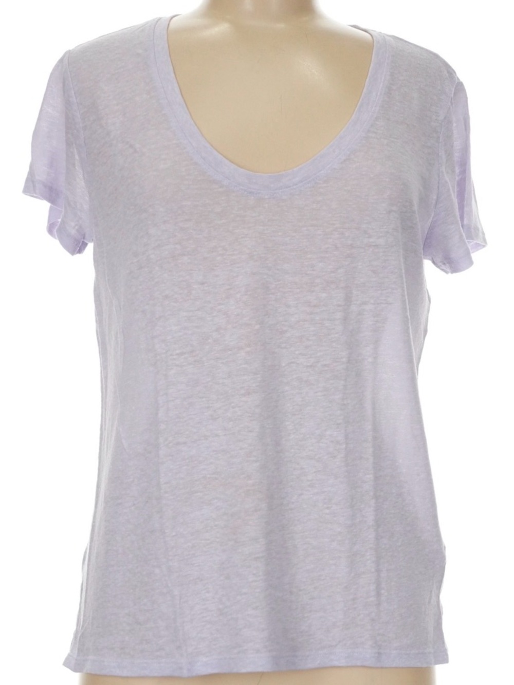 Gap 100% Linen Lightweight Scoop Neck Tee